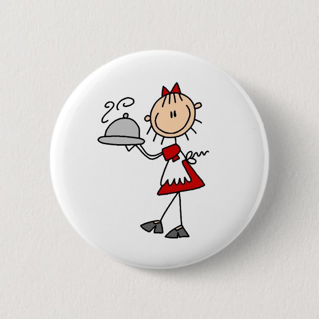 Dinner is Served Button (Front)