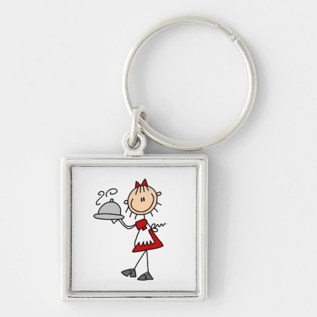 Dinner is Served Keychain (Front)