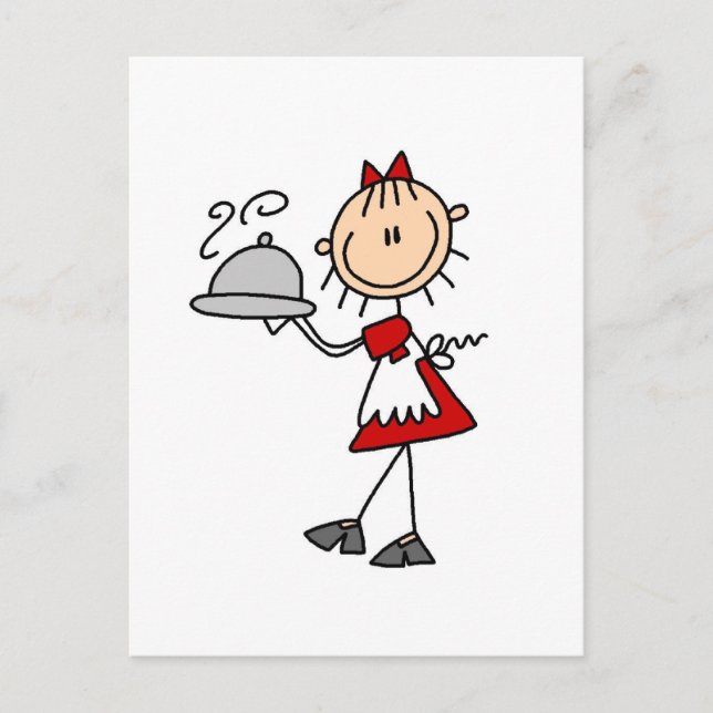 Dinner is Served Tshirts and Gifts Postcard (Front)