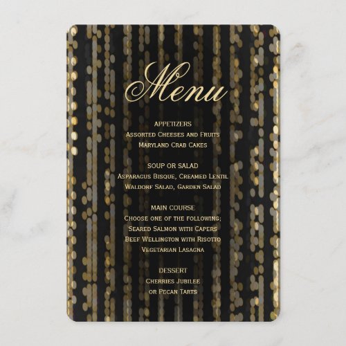 Dinner Menu  Golden Lights