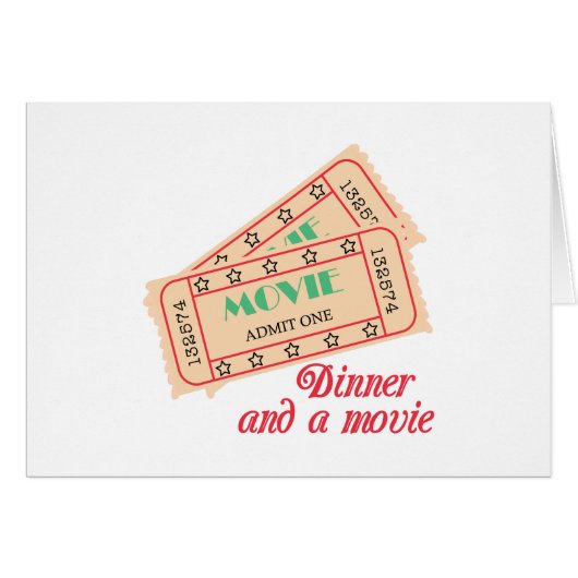 Dinner & Movie Cards (Front Horizontal)