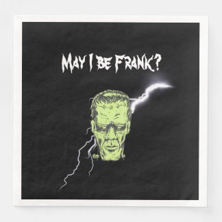 Dinner Napkins, May I Be Frank, Frankenstein Paper Dinner Napkins