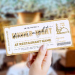 Dinner Night Gift Voucher Certificate<br><div class="desc">Are you planning a Dinner night but you feel bad for not having anything physical to pack? So this Gift voucher Template is perfect for you. Text is fully editable, and you can also change colors and position of the graphics to your liking. It also comes in an editable text...</div>