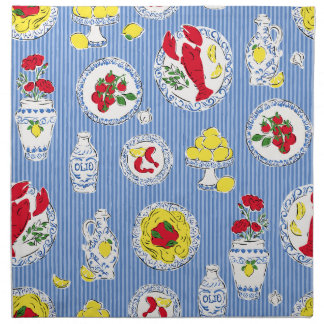 Dinner on the Amalfi Coast Cloth Napkin