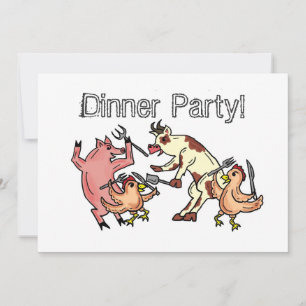 Dinner Party humor invitation