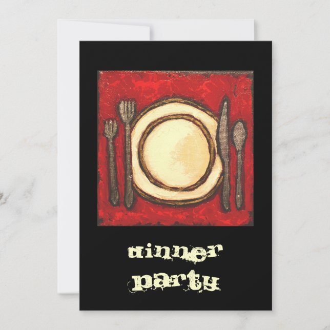 Dinner Party invitation (Front)
