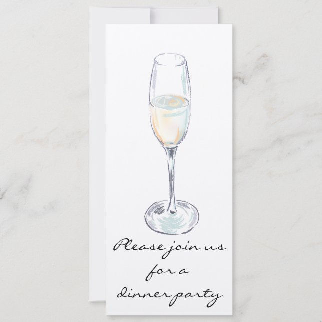 Dinner Party Invitation (Front)