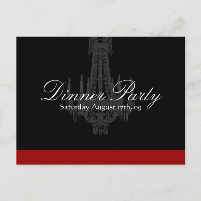 Dinner Party Invitation (Front)