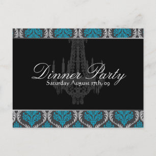 Dinner Party Invitation Postcard
