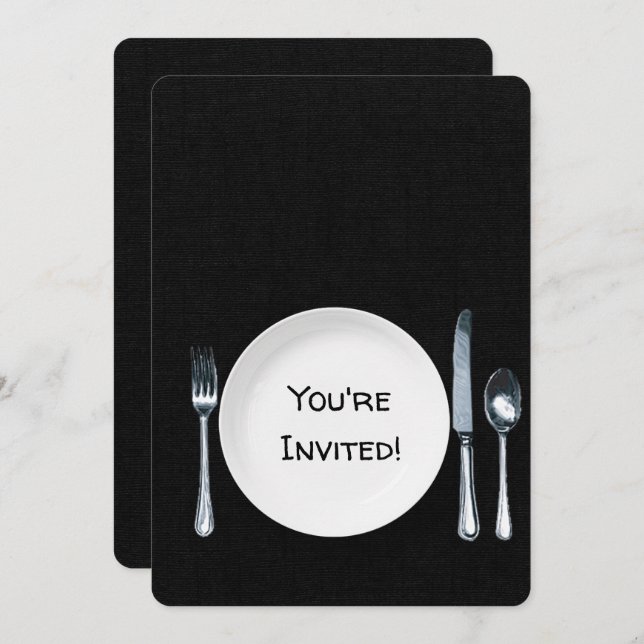 Dinner Party Invite (Front/Back)