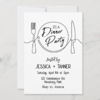 Dinner Party, Minimalist Party, Birthday Dinner,