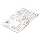 Dinner Place-mat Activity Pages Notepad (Angled)