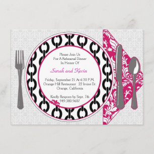 Dinner plate invite