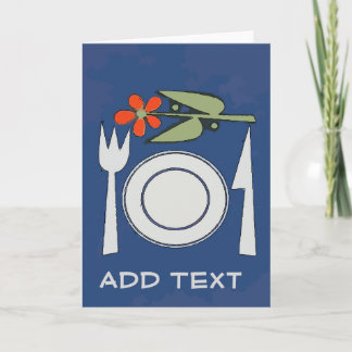 Dinner Plate, Party Invite