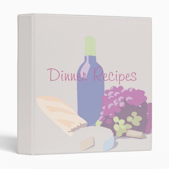 Dinner Recipes Binder