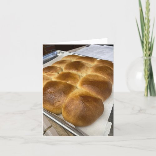 Dinner Rolls  Thank You Card