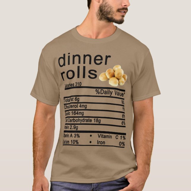 dinner rolls thanksgiving family matching T-Shirt (Front)