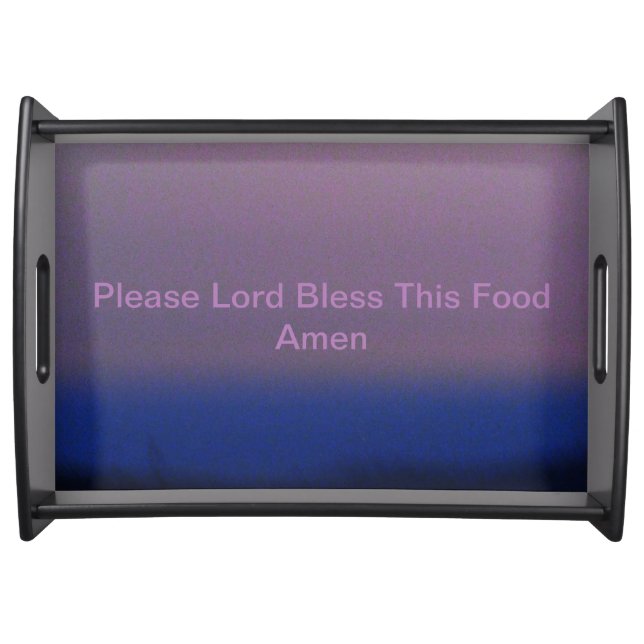 DINNER SERVING TRAY ART&DESIGN STYLE  (Front)