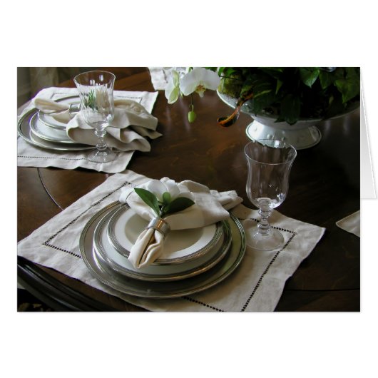Dinner Time Cards (Front Horizontal)