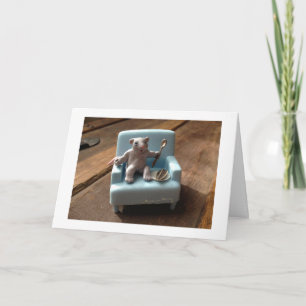 Dinner Time for a Little Mouse Card