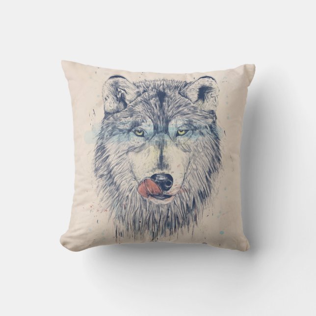Dinner time throw pillow (Front)