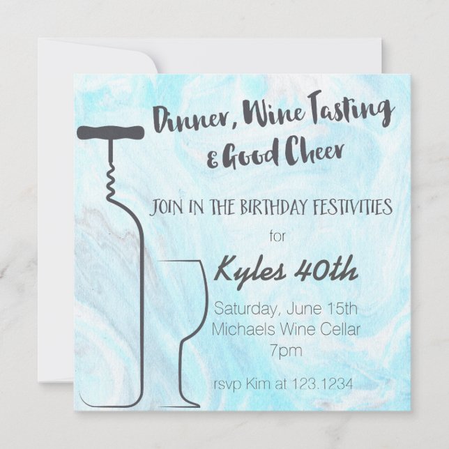 Dinner, Wine Tasting & Good Cheer (Front)