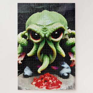 Dinner with Cthulhu Expert Jigsaw Puzzle