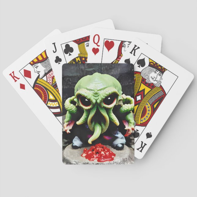 Dinner with Cthulhu Poker Cards (Back)