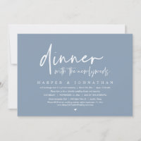 Dinner with the Newlyweds, Wedding Elopement Party