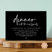 Dinner with the Newlyweds, Wedding Elopement Party