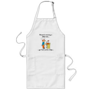 Dinner's Late Long Apron