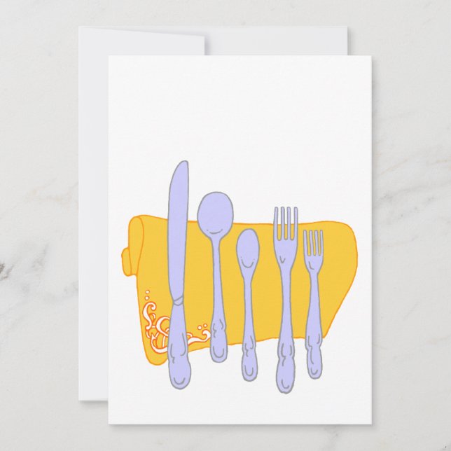 Dinnerware Cooking Design Template (Front)