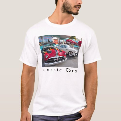 Dinning in the 50s at Mels Diner T_Shirt