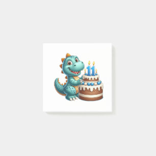 Dino 11th Birthday Post-it Notes