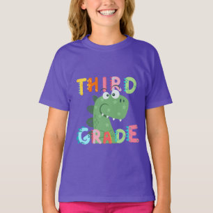 Dino 3rd GRADE Squad teacher student school T-Shirt