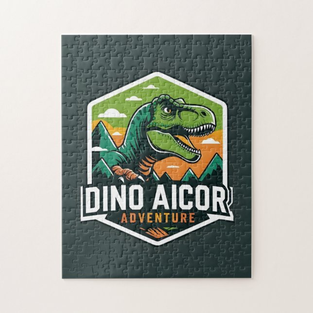 Dino Adventure Challenge Puzzle (Vertical)
