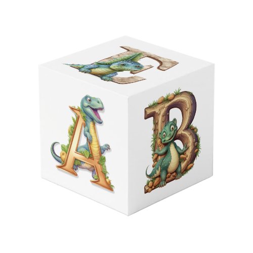 Dino Alphabet Adventure Cube  ABCDE