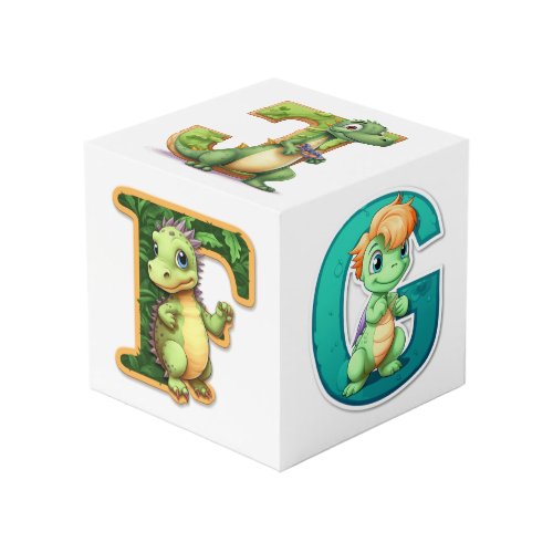 Dino Alphabet Adventure Cube  F G H I J