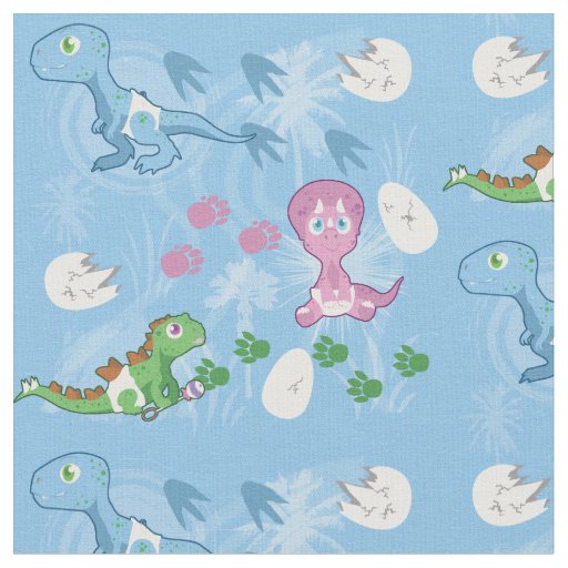 Dino Babies Fabric