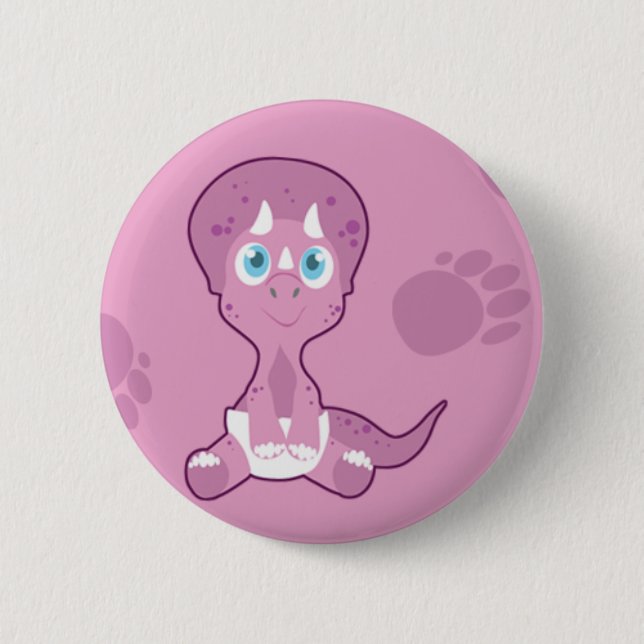 Dino Babies Pinback Button (Front)