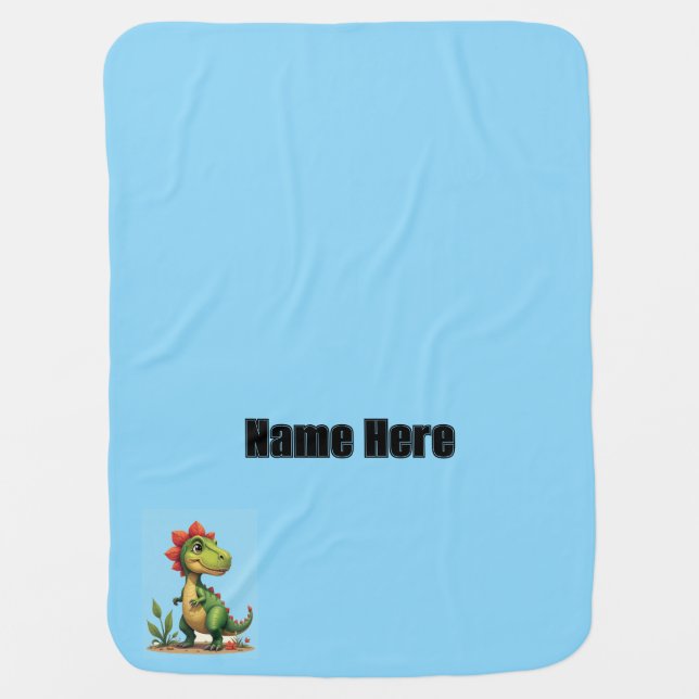 Dino Baby Blanket (Front)