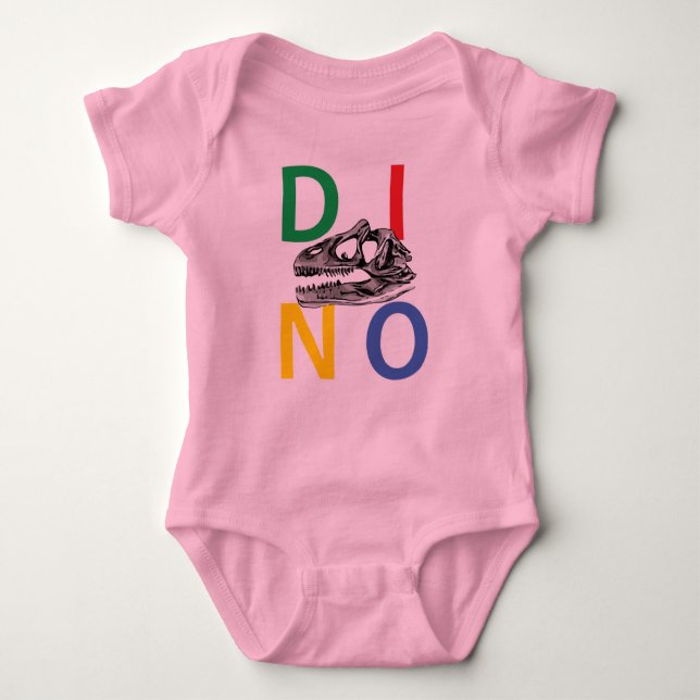 DINO - Baby Jersey Bodysuit (Front)