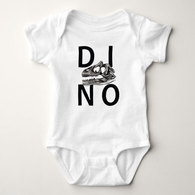 DINO - Baby Jersey Bodysuit (Front)