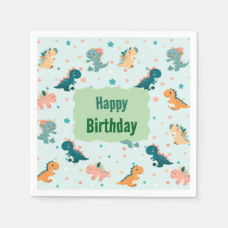 Dino Baby Napkins