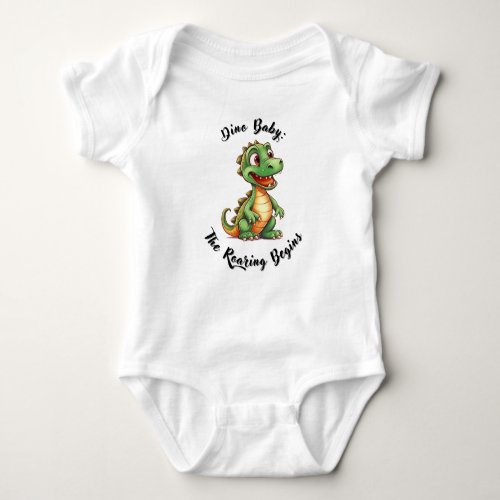 Dino Baby The Roaring Begins Baby Bodysuit