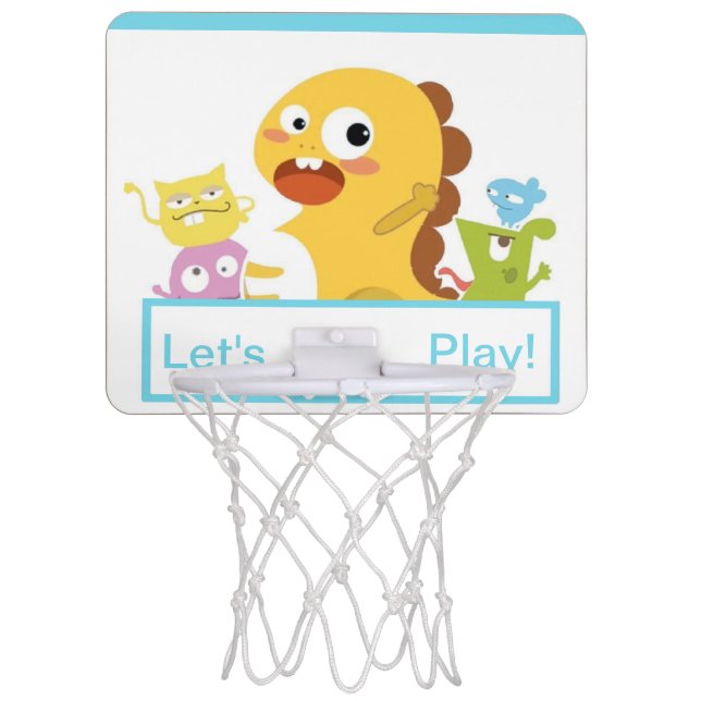 Dino Ball! Let's Play! Mini Basketball Hoop (Front)