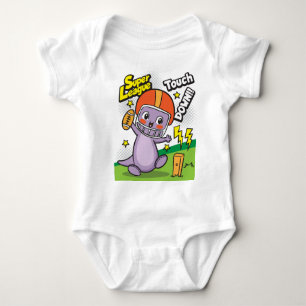 Dino baseball baby bodysuit