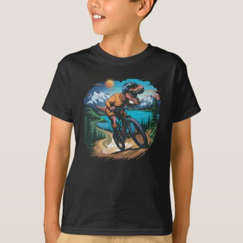 Dino Biker Adventure T_Shirt