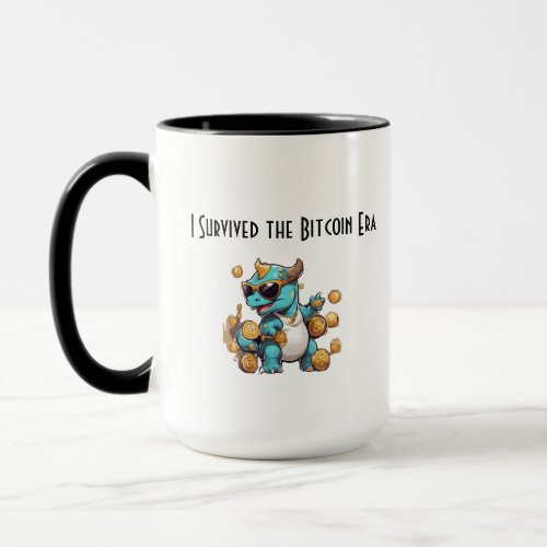 Dino bitcoin  mug