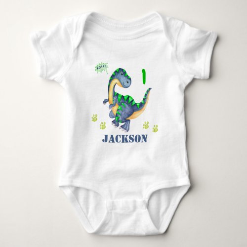 Dino bodysuit Boy Dinosaur bodysuit Dino tshirt